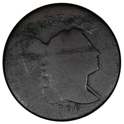 1796 Liberty Cap Large Cent - Poor/Fair+ Details