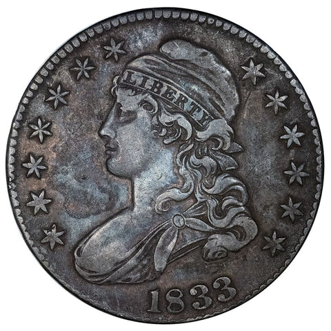 1833 Capped Bust Half Dollar - Very Fine