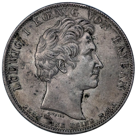 1835 German States, Bavaria Silver Thaler KM.778 - Extremely Fine