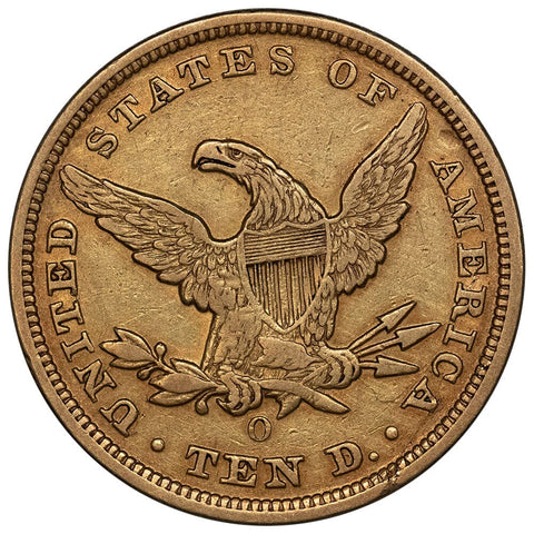 1847-O $10 Liberty Gold Eagle, No Motto - Extremely Fine