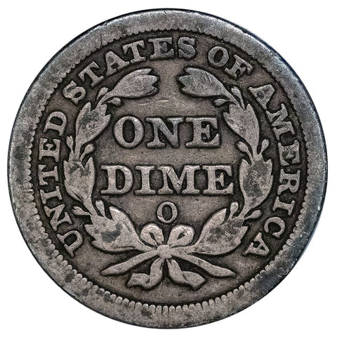 1856-O Seated Liberty Half Dime - Good+