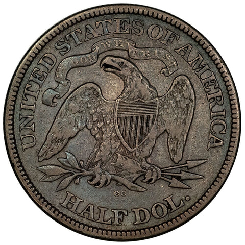 1876-CC Seated Liberty Half Dollar - Very Fine