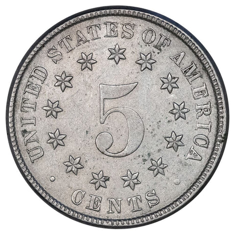 1883 Shield Nickel - About Uncirculated