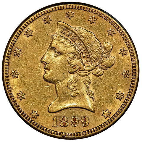 1899-S $10 Liberty Gold Eagle - About Uncirculated