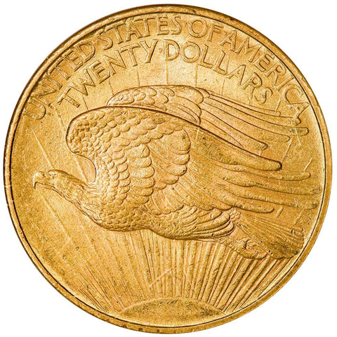 1908 No Motto $20 Saint Gauden's Double Eagle - NGC MS 64