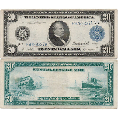 1914 $20 Federal Reserve Bank of Richmond Note Fr. 983-A - Very Fine