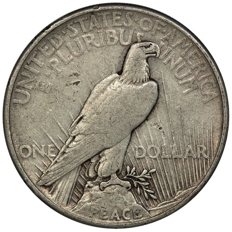 1921 High Relief Peace Dollar - Very Good Details