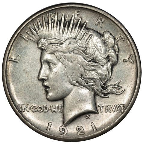 1921 High Relief Peace Dollar VAM-1H - Extremely Fine