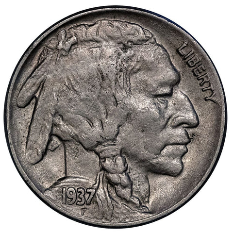 1937-D 3 Legs Buffalo Nickel - Extremely Fine+