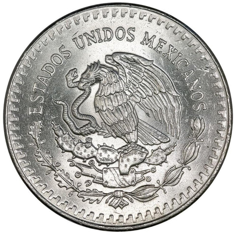 1985 Mexico 1 Onza 1 oz Silver KM.494.1 - Brilliant Uncirculated