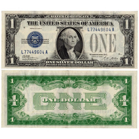 1928 $1 "Funnyback" Silver Certificate Special - VG/Fine & Very Fine
