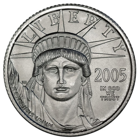 2005 $10 10th oz Platinum American Eagle - Brilliant Uncirculated