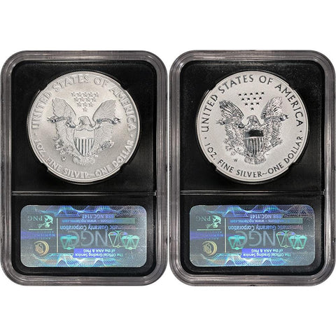 2013-W West Point 2-Coin American Silver Eagle Sets - NGC PF/SP 70