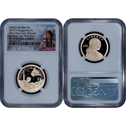 2019-S Proof Sacagawea Mary Ross Dollar - NGC PF 70 UCAM Early Release