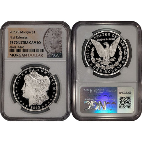 2023-S Proof Morgan .999 Silver Dollar - NGC PF 70 UCAM