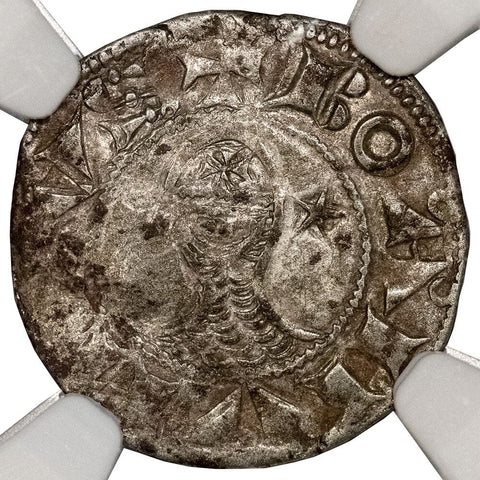 (1163-1201) Bohemond III Crusader Denier Antioch Mint - NGC AU 50