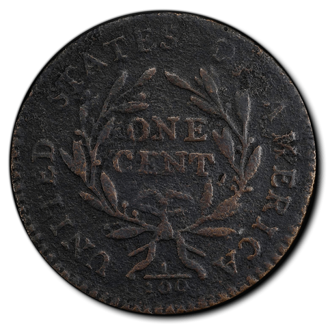1794 Liberty Cap Large Cent - Head of 1794 - Very Fine Details