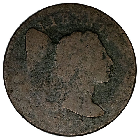 1795 Plain Edge Liberty Cap Large Cent - About Good+ Details