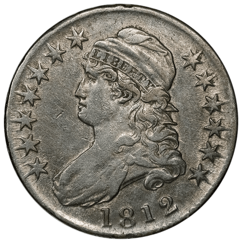 1812 Capped Bust Half Dollar - Overton 104 (R1) - Very Fine+