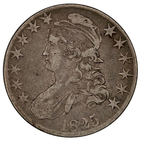 1825 Capped Bust Half Dollar - Overton 110 [R2] - Very Fine