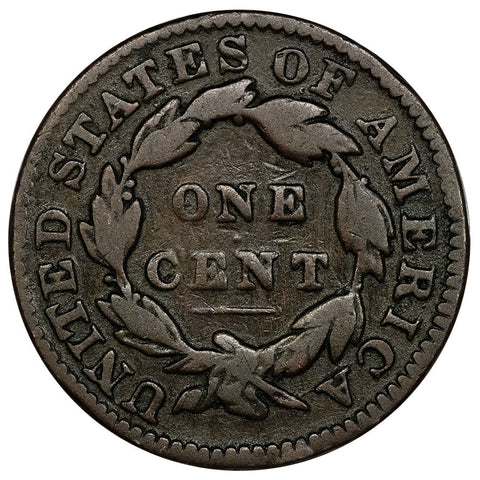 1833 Coronet Head Large Cent - Fine
