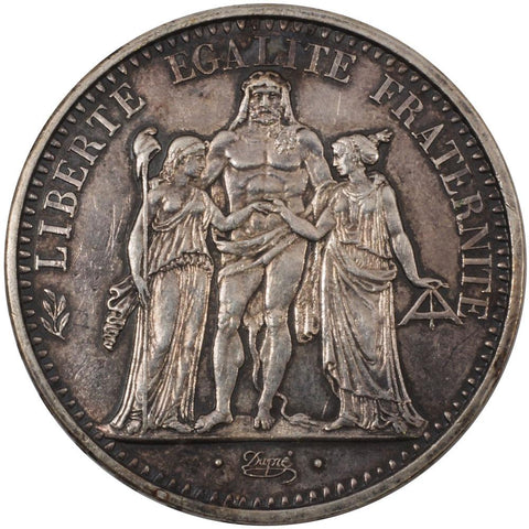 1849-A France 10 Francs KM 756.1 - XF+
