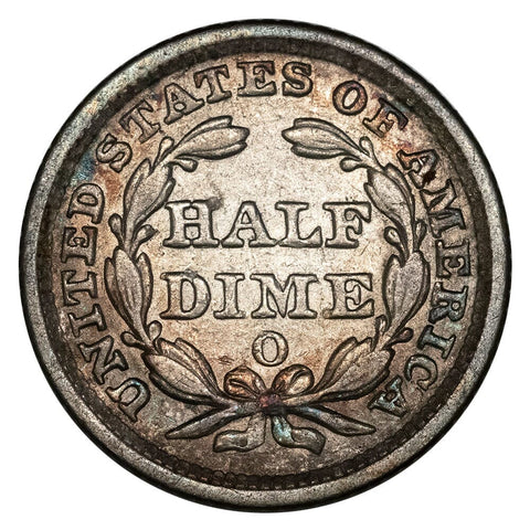 1851-O Seated Liberty Half Dime - Extremely Fine