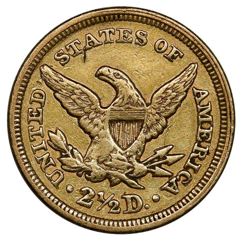 1853 $2.5 Liberty Gold Coin - Very Fine