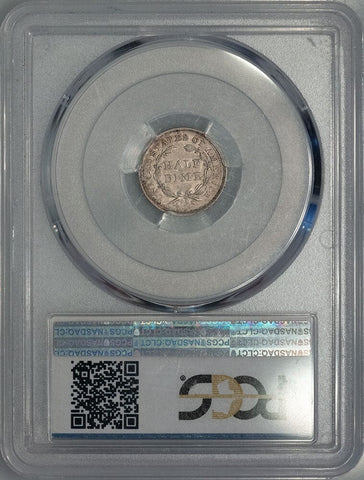 1856 Seated Liberty Half Dime - PCGS AU 55 - About Uncirculated