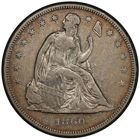 1860-O Seated Liberty Dollar - Very Fine+