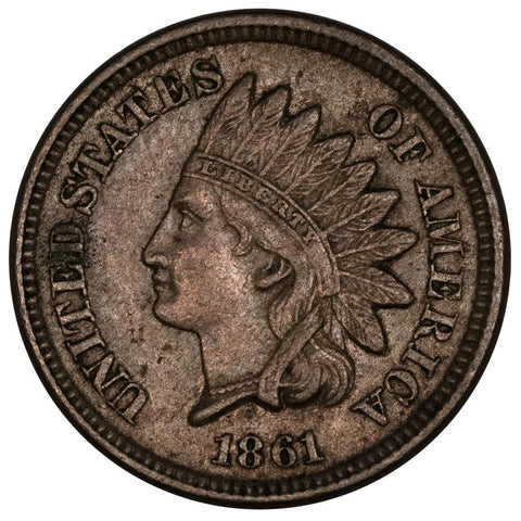 1861 Indian Head Cent - Extremely Fine