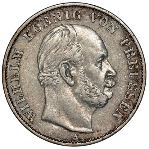 1871-A German States, Prussia Silver Thaler KM.500 - Very Fine+