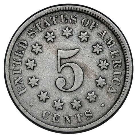 1875 Shield Nickel- Good