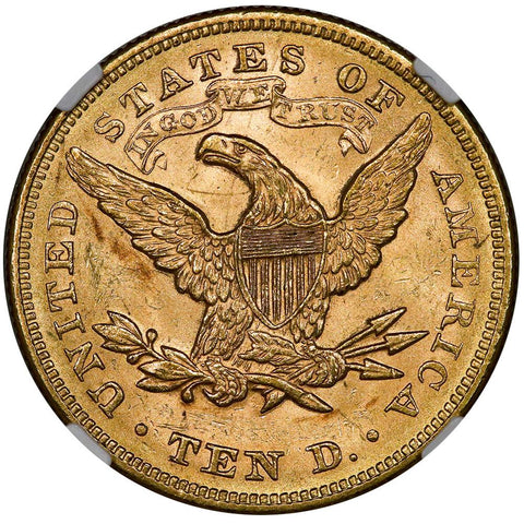 1879 $10 Liberty Gold Eagle - NGC MS 62 - Brilliant Uncirculated