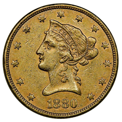1880 $10 Liberty Gold Eagle - Extremely Fine+