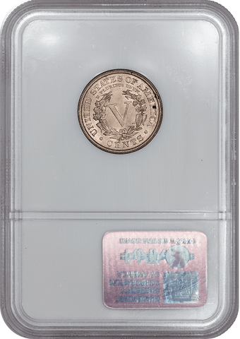 1883 With Cents Liberty V Nickels - NGC MS 62 - Brilliant Uncirculated