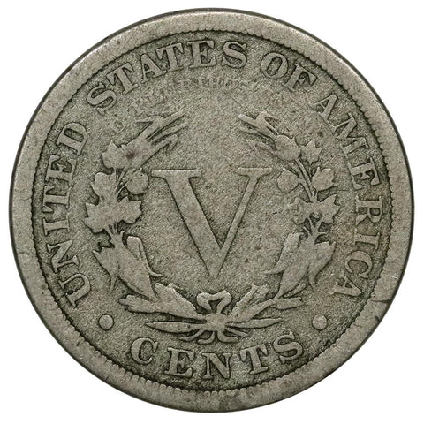 Key-Date 1885 Liberty Head V Nickel - Very Good