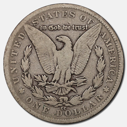 1890-CC Morgan Dollar - Very Good
