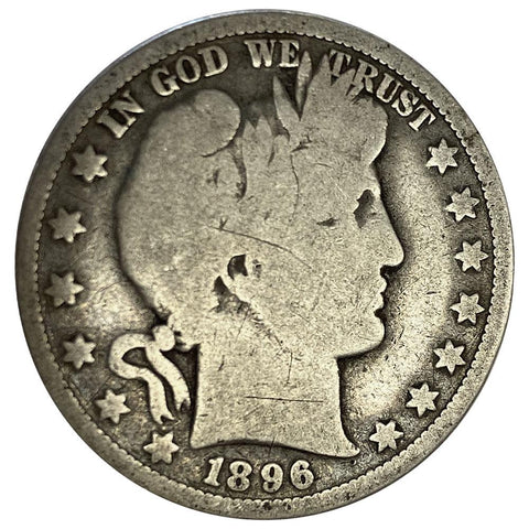 1896-O Barber Half Dollar - Good