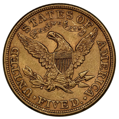 1897 $5 Liberty Head Gold Coin - Extremely Fine