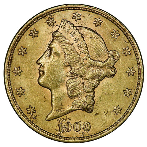 1900 $20 Liberty Double Eagle Gold Coin - Brilliant Uncirculated