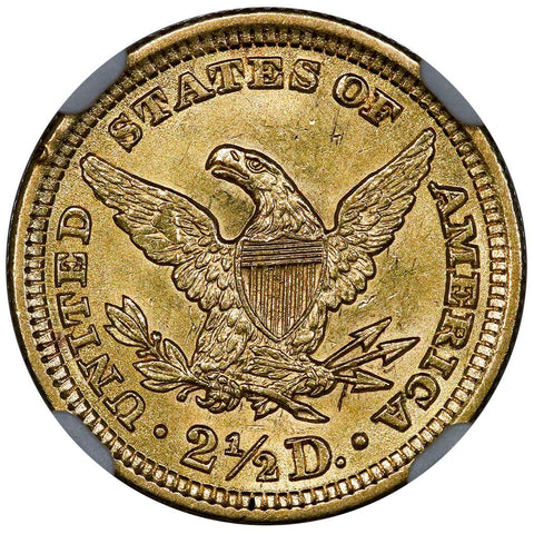 1902 $2.5 Liberty Gold Coin - NGC MS 62 - PQ Brilliant Uncirculated