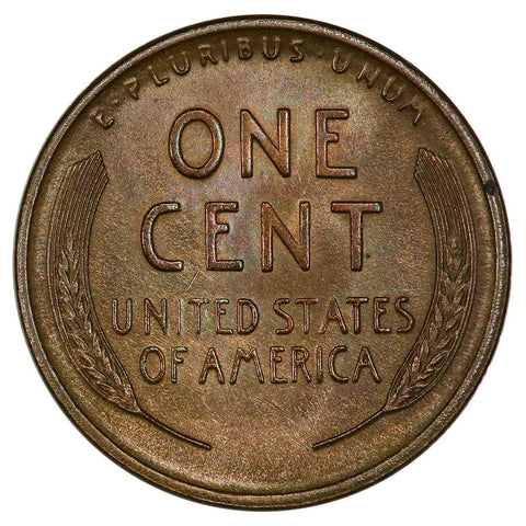 1909-S Lincoln Wheat Cent - Semi-Key Date - About Uncirculated+