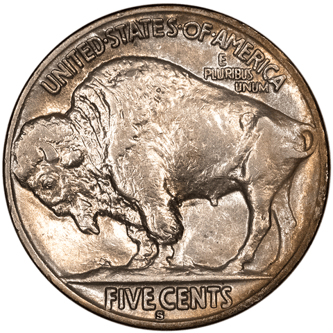 1915-S Buffalo Nickel - Choice About Uncirculated+
