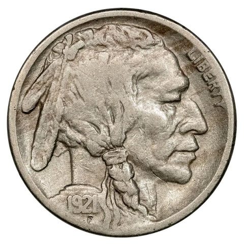 1921-S Buffalo Nickel - Fine - Tougher Date