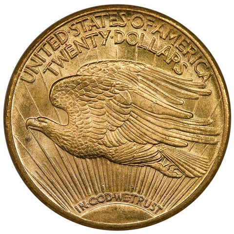 1924 $20 Saint Gauden's Gold Double Eagle - PCI MS 62