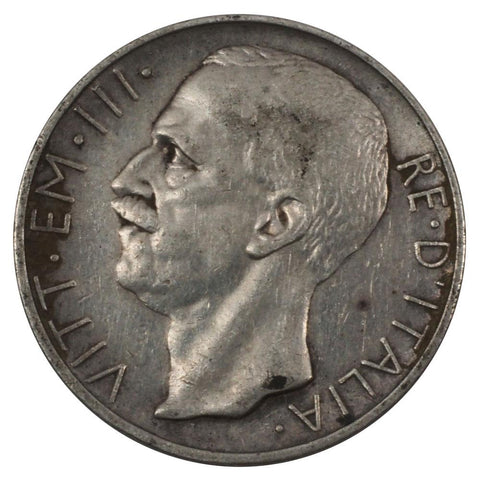 1927 Italy 10 Lire KM. 68.2 - VF+