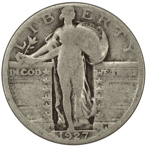 1927-D & 1927-S Standing Liberty Quarter Pair - Good or Better Condition