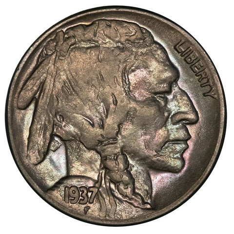 Pretty 1937-D 3 Legs Buffalo Nickel - About Uncirculated
