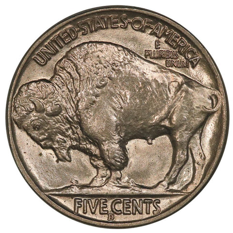1938-D/S Buffalo Nickel - D over S OMM - Gem Brilliant Uncirculated